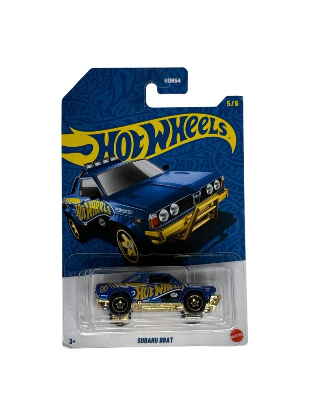 Hot Wheels Subaru BRAT Blue Gold Pickup Truck Diecast Car New